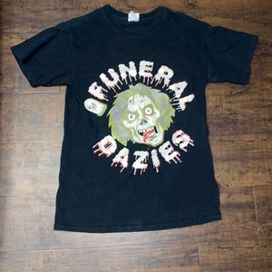 GILDAN short sleeve black zombie “the funeral dazies”